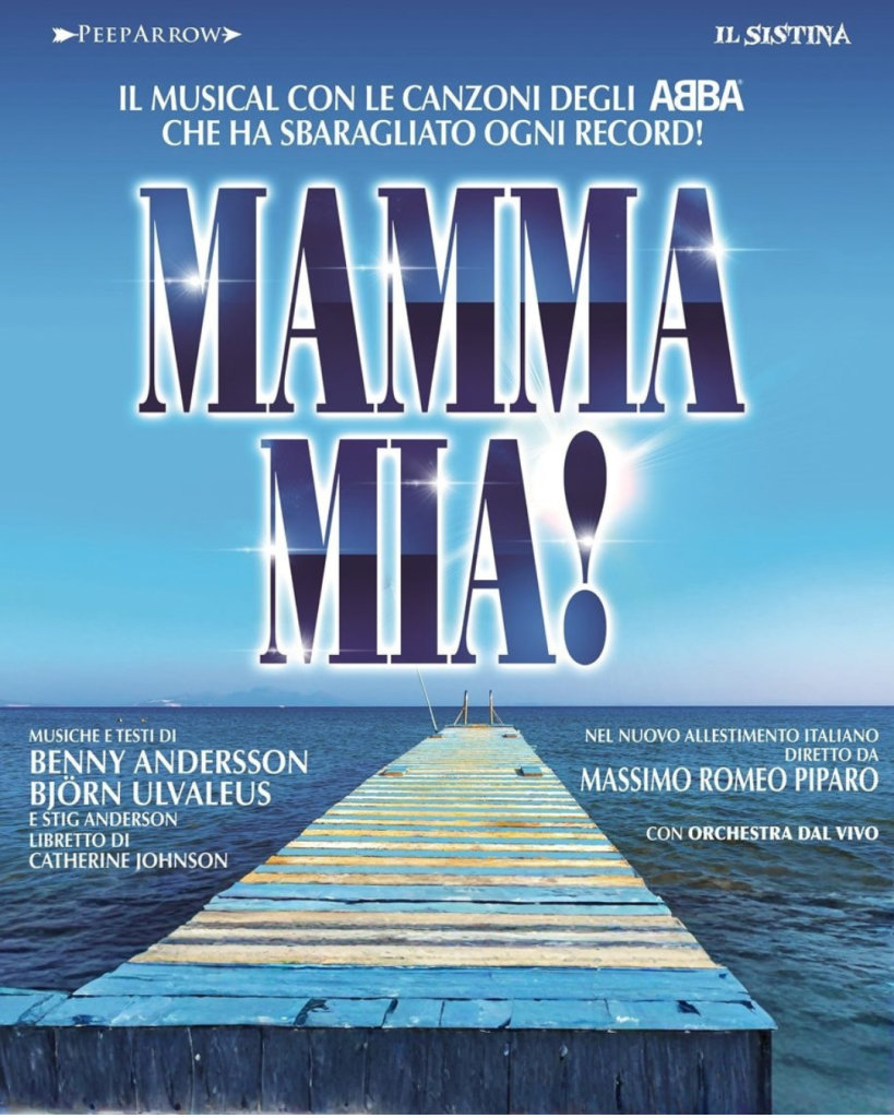 evidenza Mamma Mia Musical roma cm viaggi tour operator